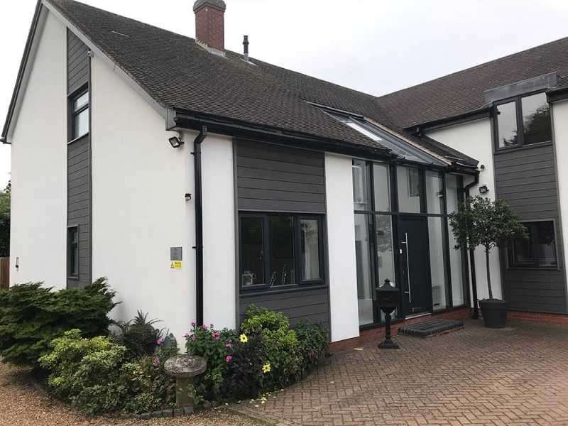 Modern cladding and rendering for new builds