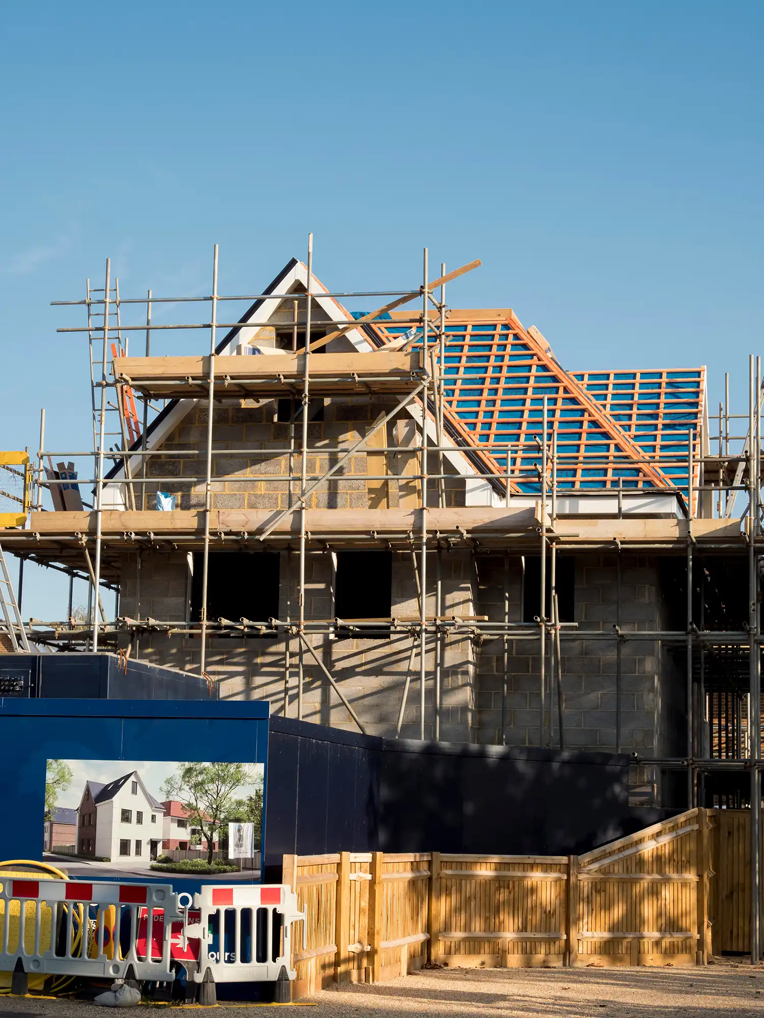 SR Roofing completed new build roofing project